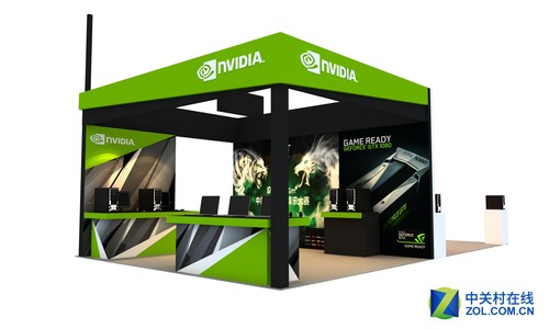 NVIDIA展區圖